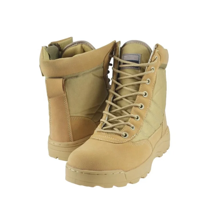 Wholesale Tactical Desert Boots Safety Shoes High Top Combat Boot Chaussures Tactique Outdoor Winter Shoes for Men Midi